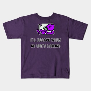 I'll Escape When No One's Looking (MD23QU013f) Kids T-Shirt